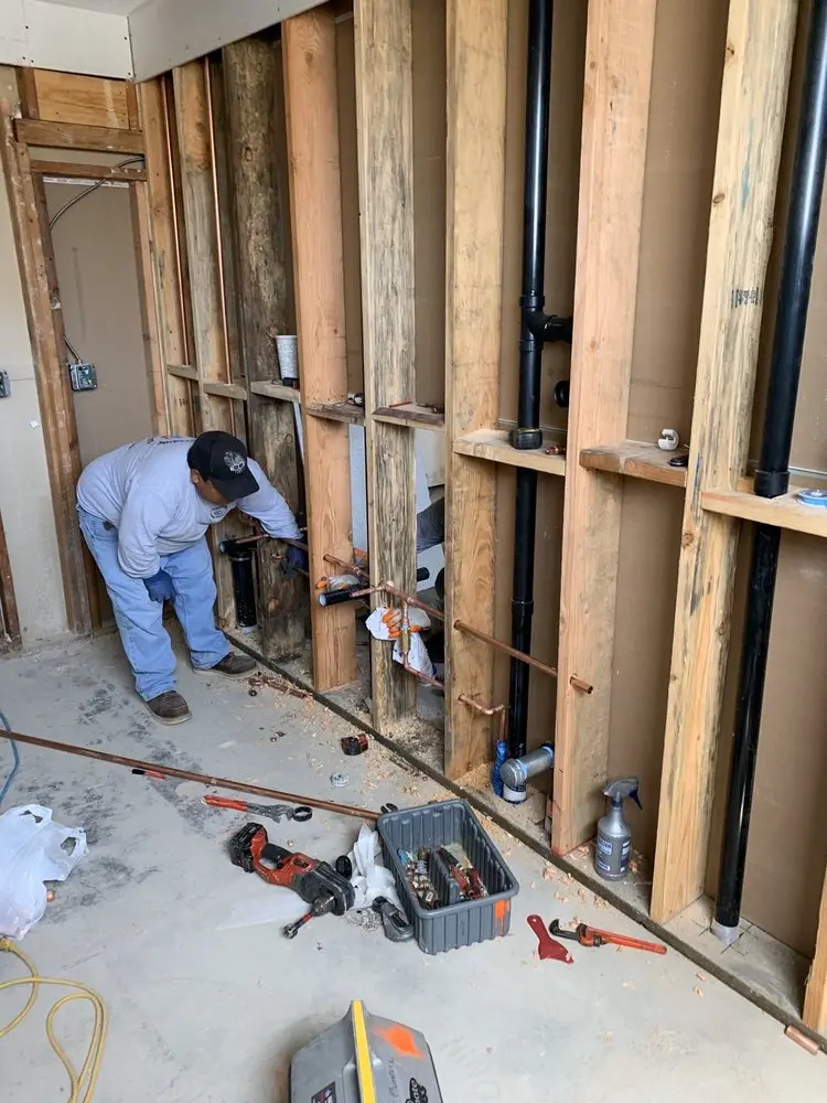 Commercial rough-in plumbing for Commercial Plumbing in Baltimore